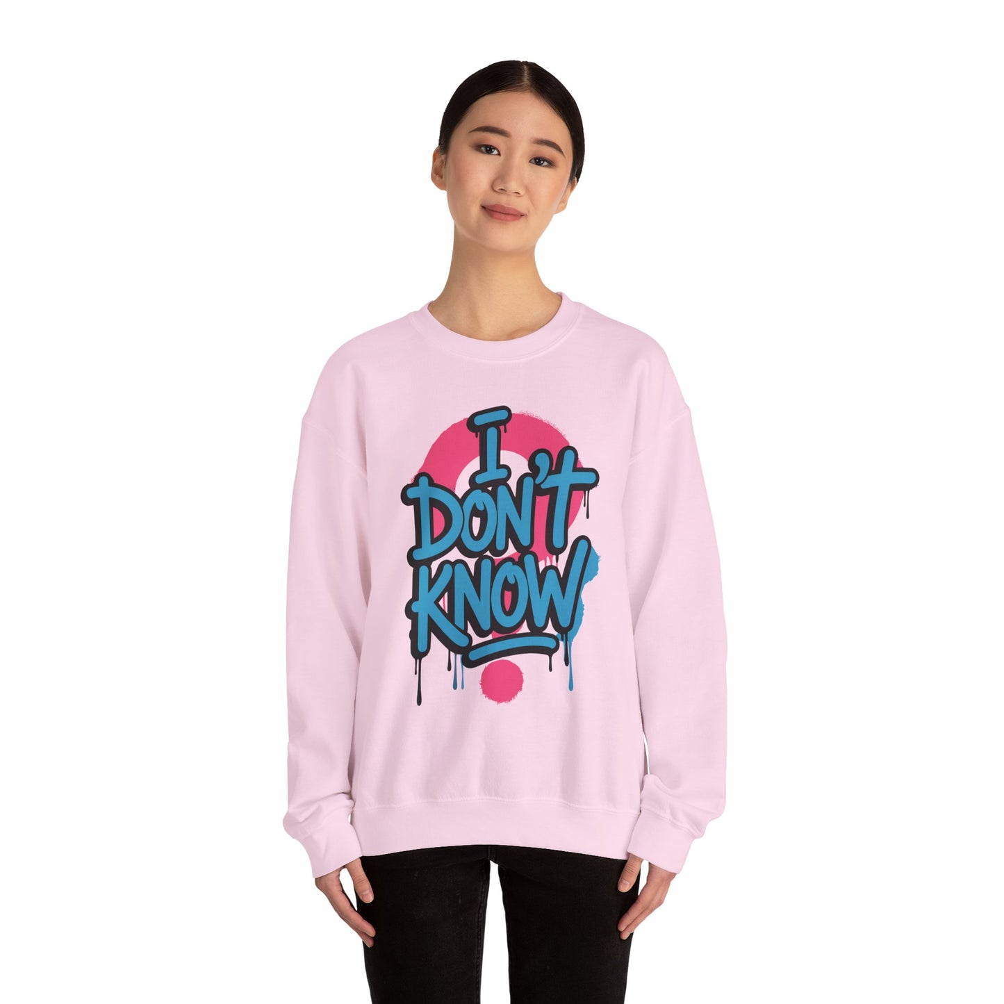 Unisex Heavy Blend Crewneck Sweatshirt (I don't know)