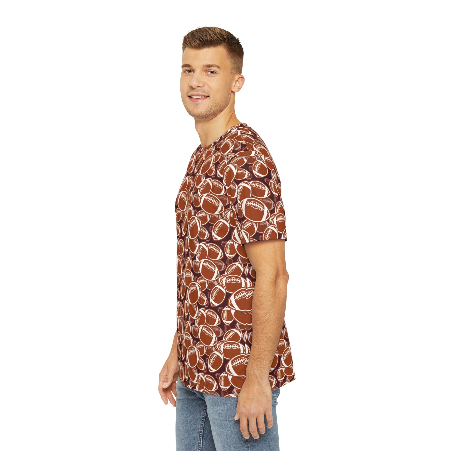Men's Polyester Tee (Football)