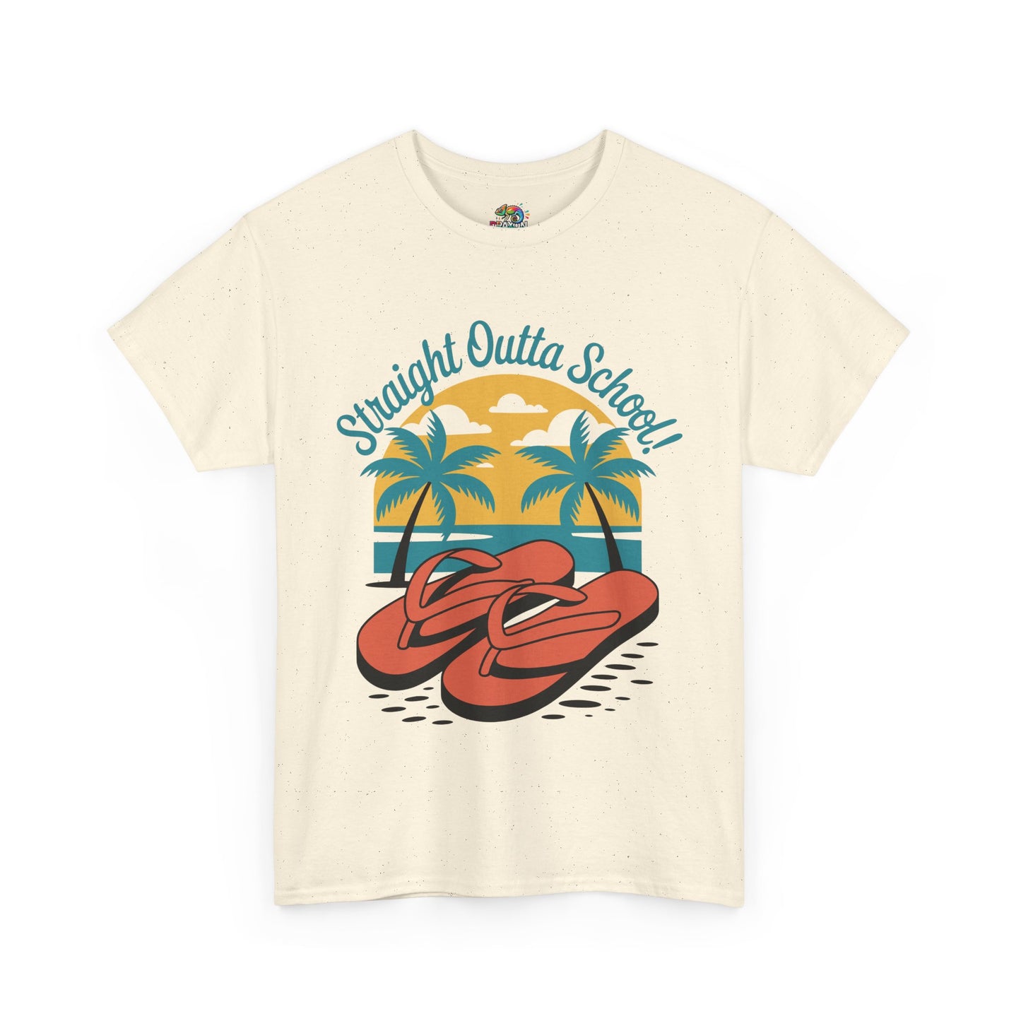 Unisex Heavy Cotton Tee (Straight Outta School)