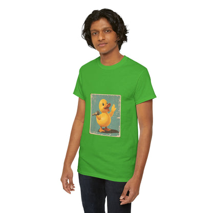 Unisex Heavy Cotton Tee (Karaoke Duck)