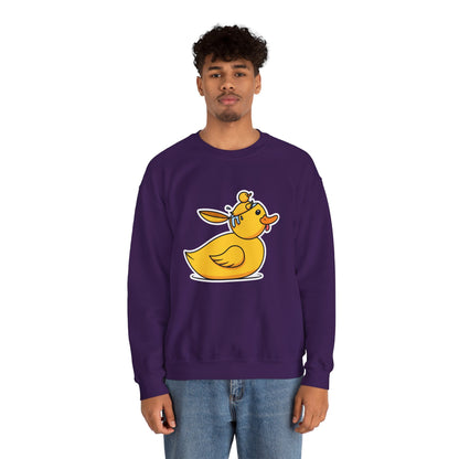 Unisex Heavy Blend™ Crewneck Sweatshirt (Duck Bird Brain)