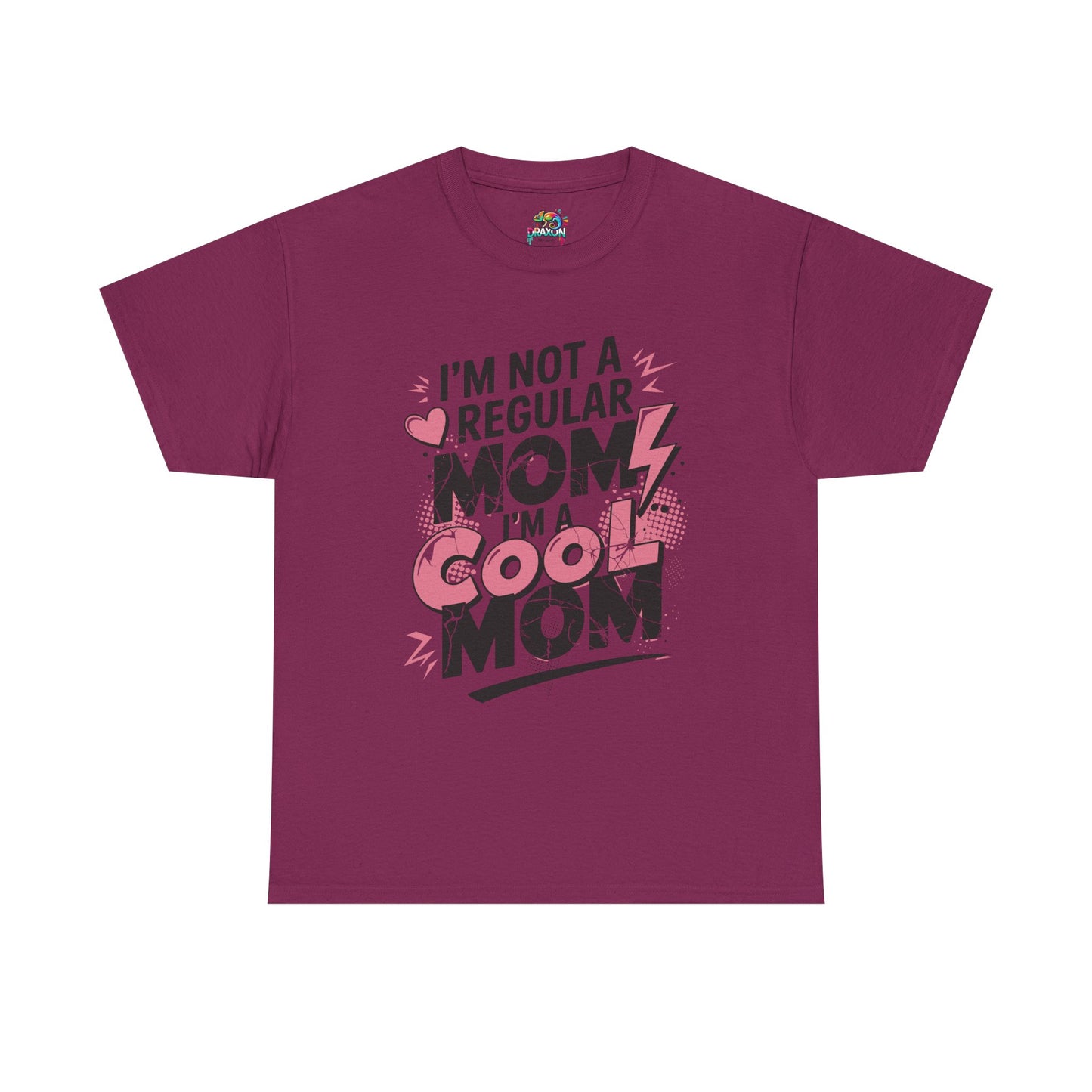 Unisex Heavy Cotton Tee (I'm Not a Regular Mom, I'm a Cool Mom)