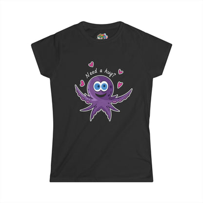 Women's Softstyle Tee (Octopus Hug)