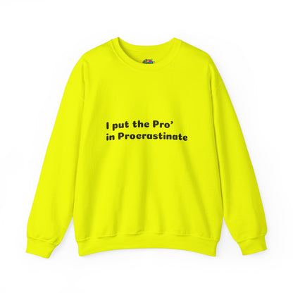 Unisex Heavy Blend™ Crewneck Sweatshirt (Pro' Procrastinate)