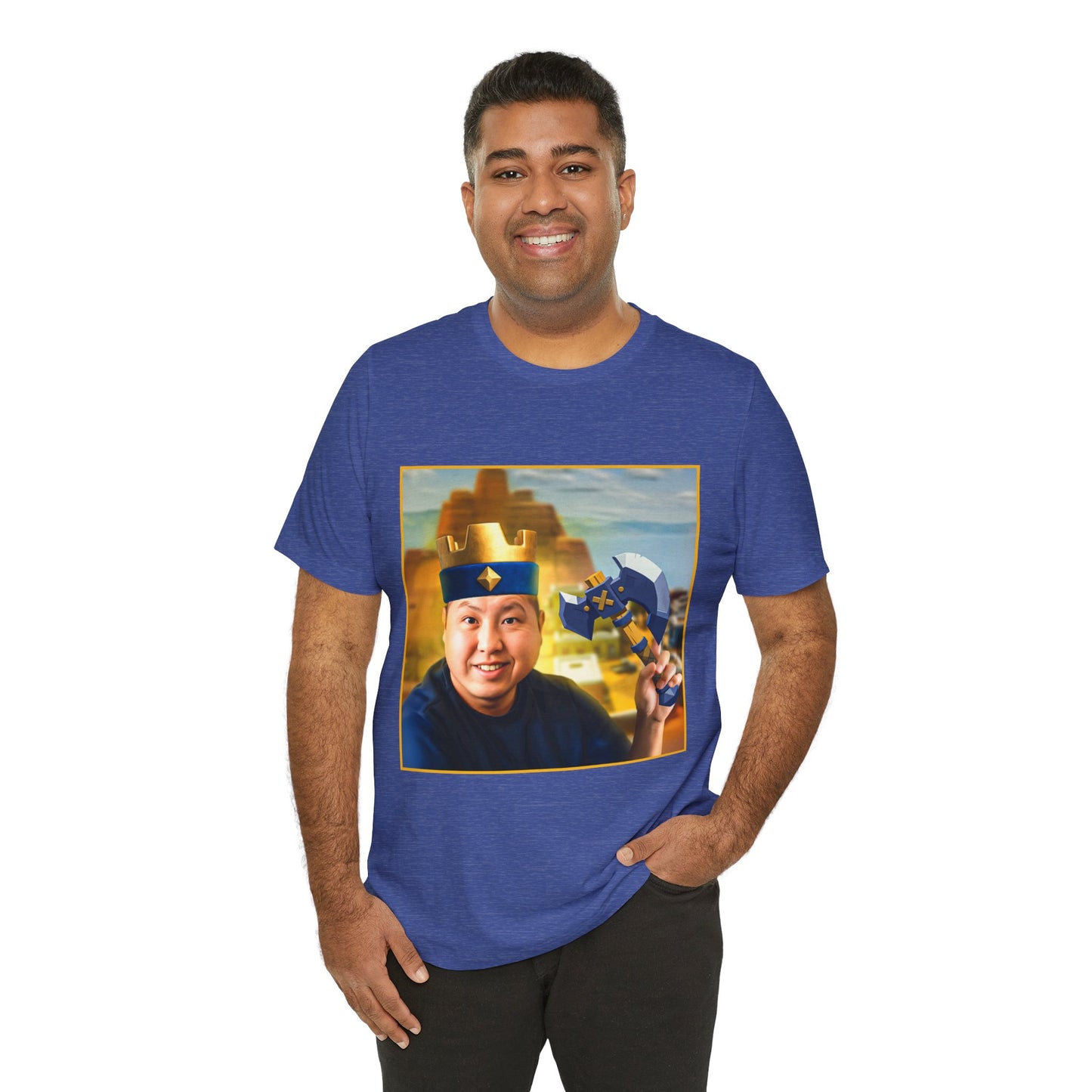 Retro Fun George Logo Tee - Casual Unisex Jersey Short Sleeve Shirt with Playful Design (CLASH)