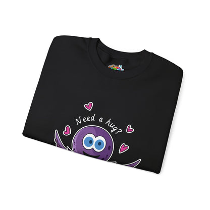 Unisex Heavy Blend™ Crewneck Sweatshirt (Octopus Hug)