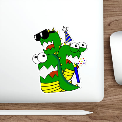 Die-Cut Stickers | Vibrant Art for Personalization (Larry the Snake thing)