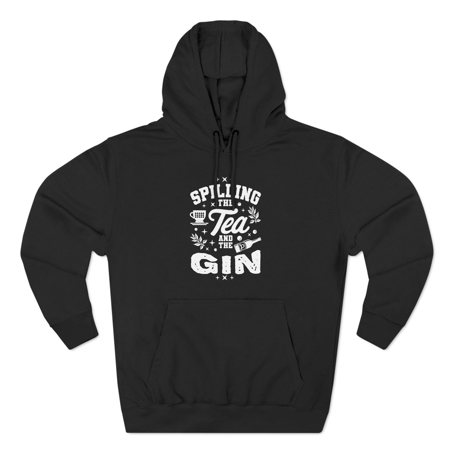 Three-Panel Fleece Hoodie (Spill Tea & Gin)