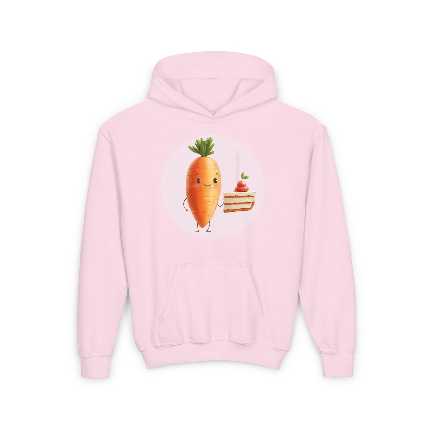 Youth Heavy Blend Hooded Sweatshirt (Carrot Cake)