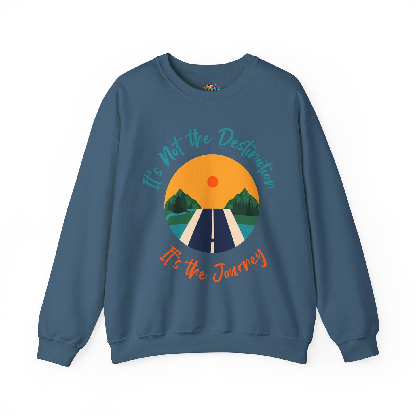 Unisex Heavy Blend™ Crewneck Sweatshirt (It's not Destination, It's Journey)