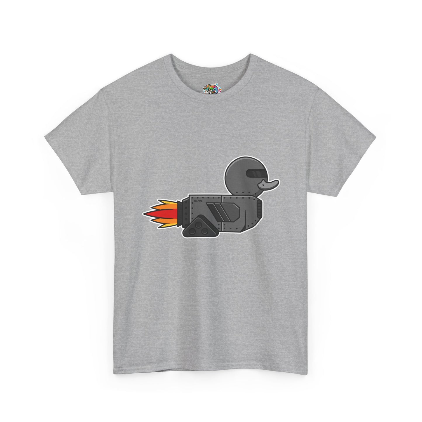 Unisex Heavy Cotton Tee (Robot Duck)