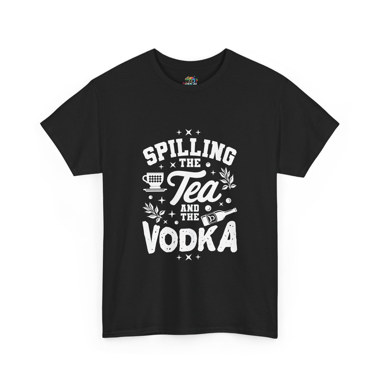 Unisex Heavy Cotton Tee (Spill Tea & Vodka)