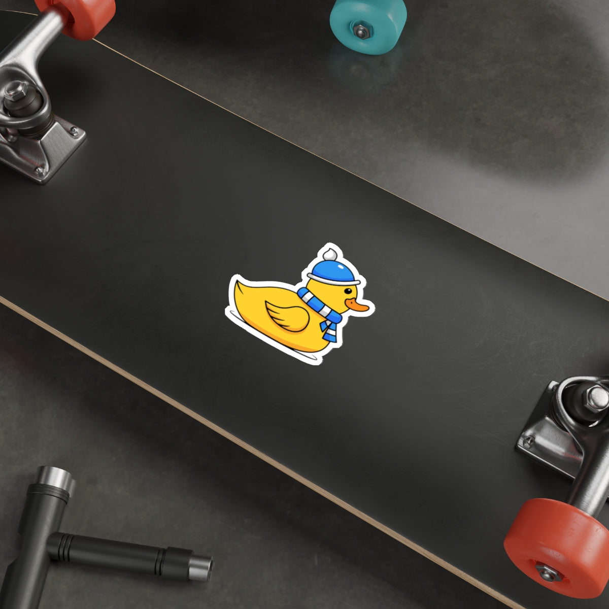 Die-Cut Stickers | Vibrant Art for Personalization (Chilly Duck)