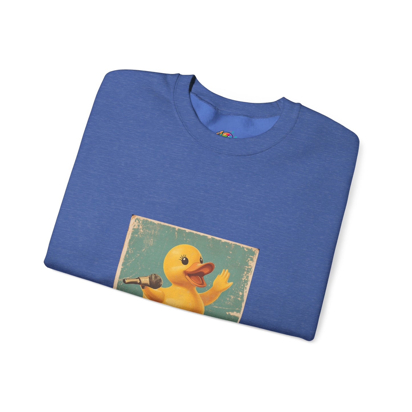 Unisex Heavy Blend™ Crewneck Sweatshirt (Karaoke Duck)