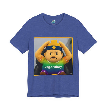 Legendary Tee - Casual Unisex Jersey Short Sleeve Shirt with Playful Design (CLASH)