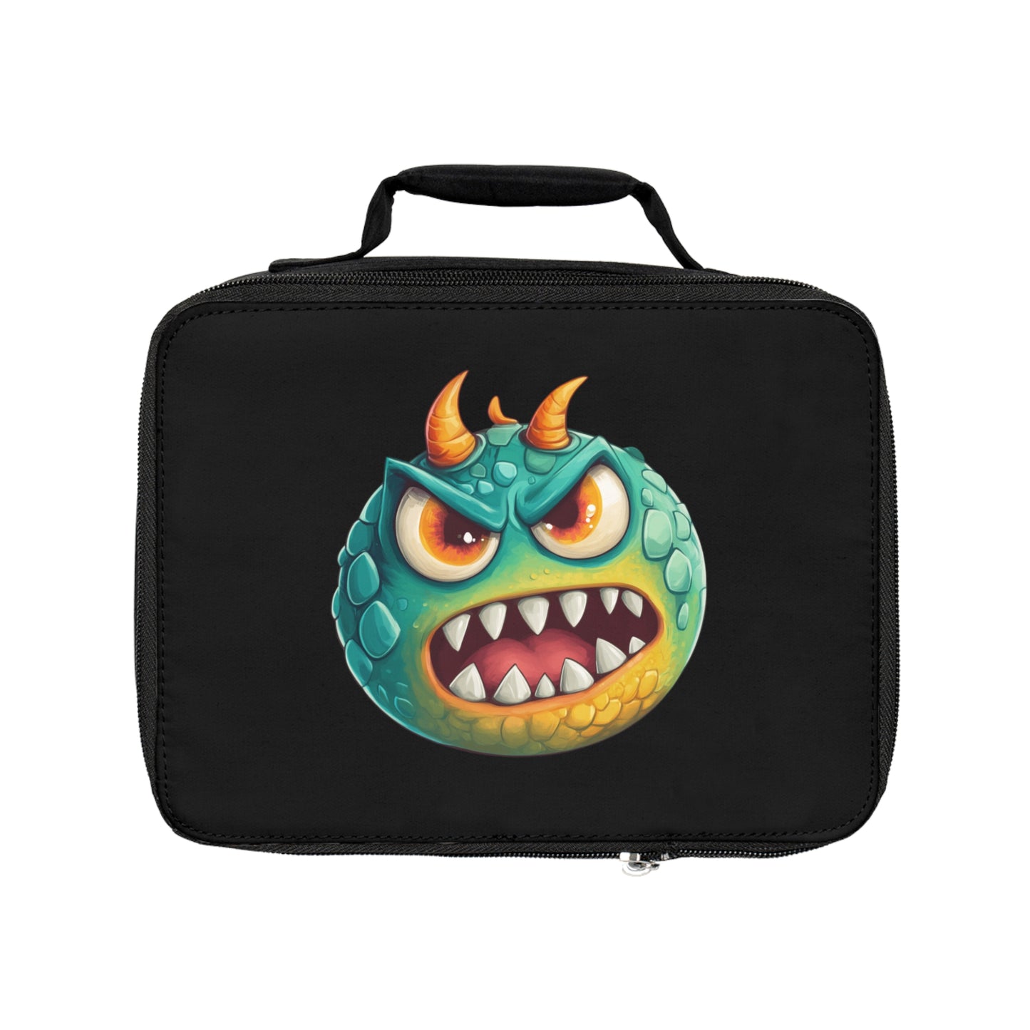 Lunch Bag - Black (Green Monster 2)