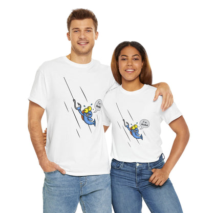 Unisex Heavy Cotton Tee (Fishing Hooked)