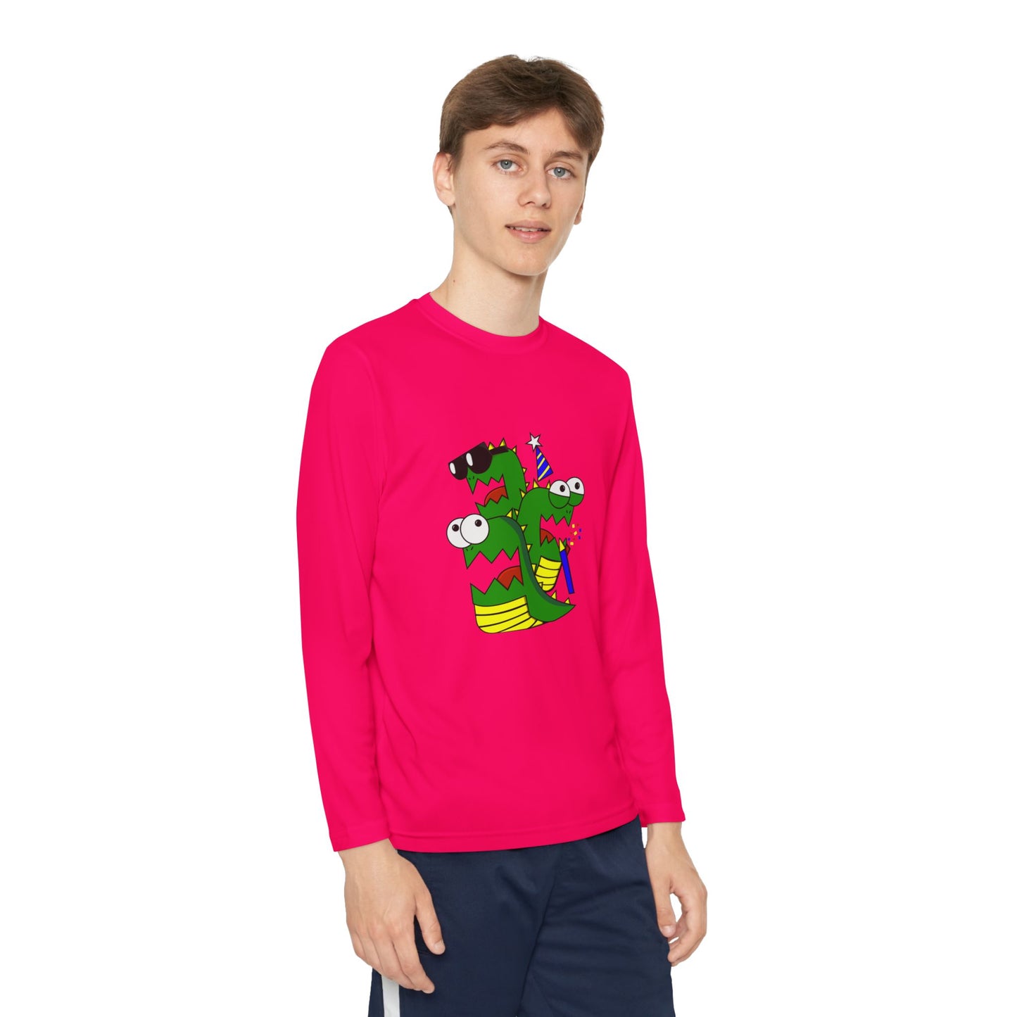 Youth Long Sleeve Competitor Tee (Larry the Snake thing)