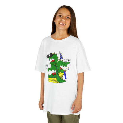 Kids Heavy Cotton T-Shirt (Larry the Snake thing)