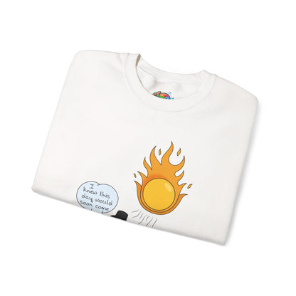 Unisex Heavy Blend™ Crewneck Sweatshirt (Melting Snowman)