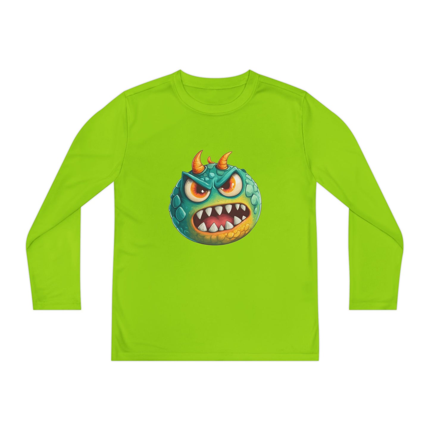 Youth Long Sleeve Competitor Tee (Green Monster 2)