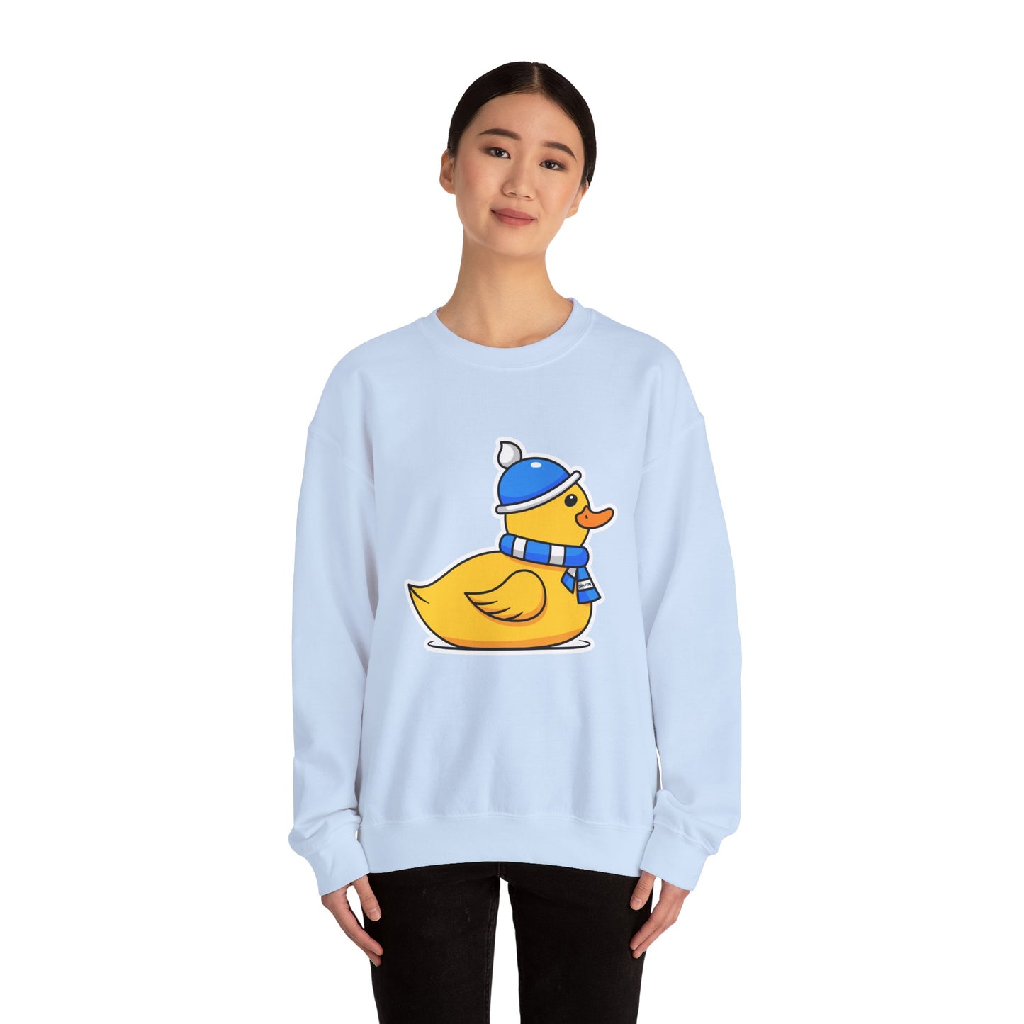 Unisex Heavy Blend™ Crewneck Sweatshirt (Chilly Duck)