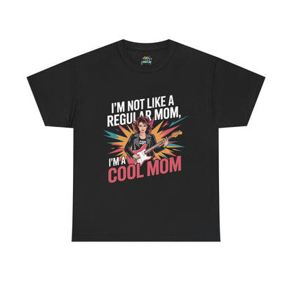 Unisex Heavy Cotton Tee (I'm Not a Regular Mom, I'm a Cool Mom)