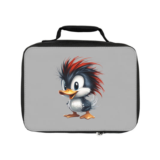 Lunch Bag - Light Grey (Red Hair Duck)