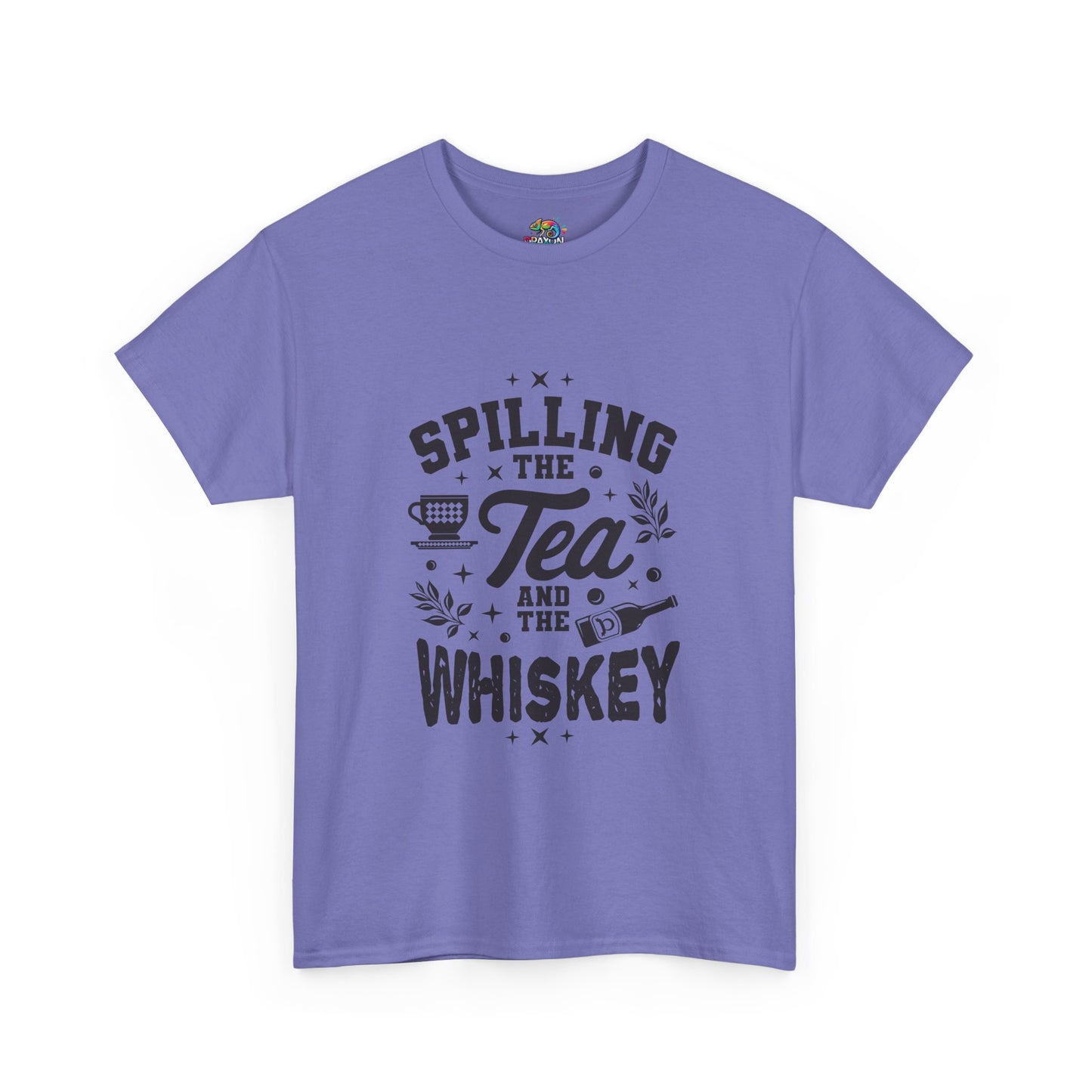 Unisex Heavy Cotton Tee (Spill Tea & Whiskey)