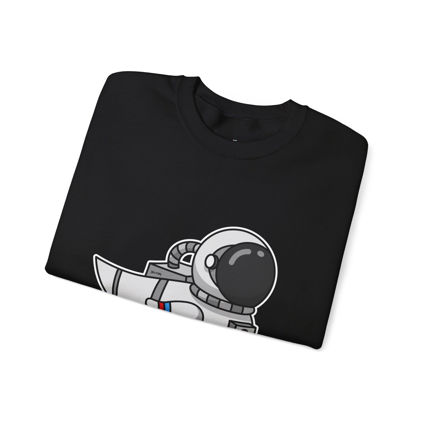 Unisex Heavy Blend™ Crewneck Sweatshirt (Astronaut Duck)