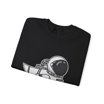 Unisex Heavy Blend™ Crewneck Sweatshirt (Astronaut Duck)