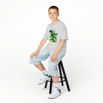 Kids Heavy Cotton T-Shirt (Larry the Snake thing)