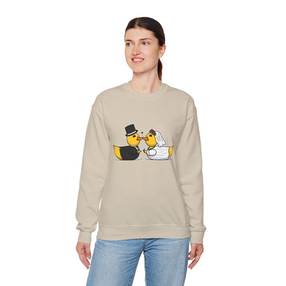 Unisex Heavy Blend™ Crewneck Sweatshirt (Wedding Ducks)