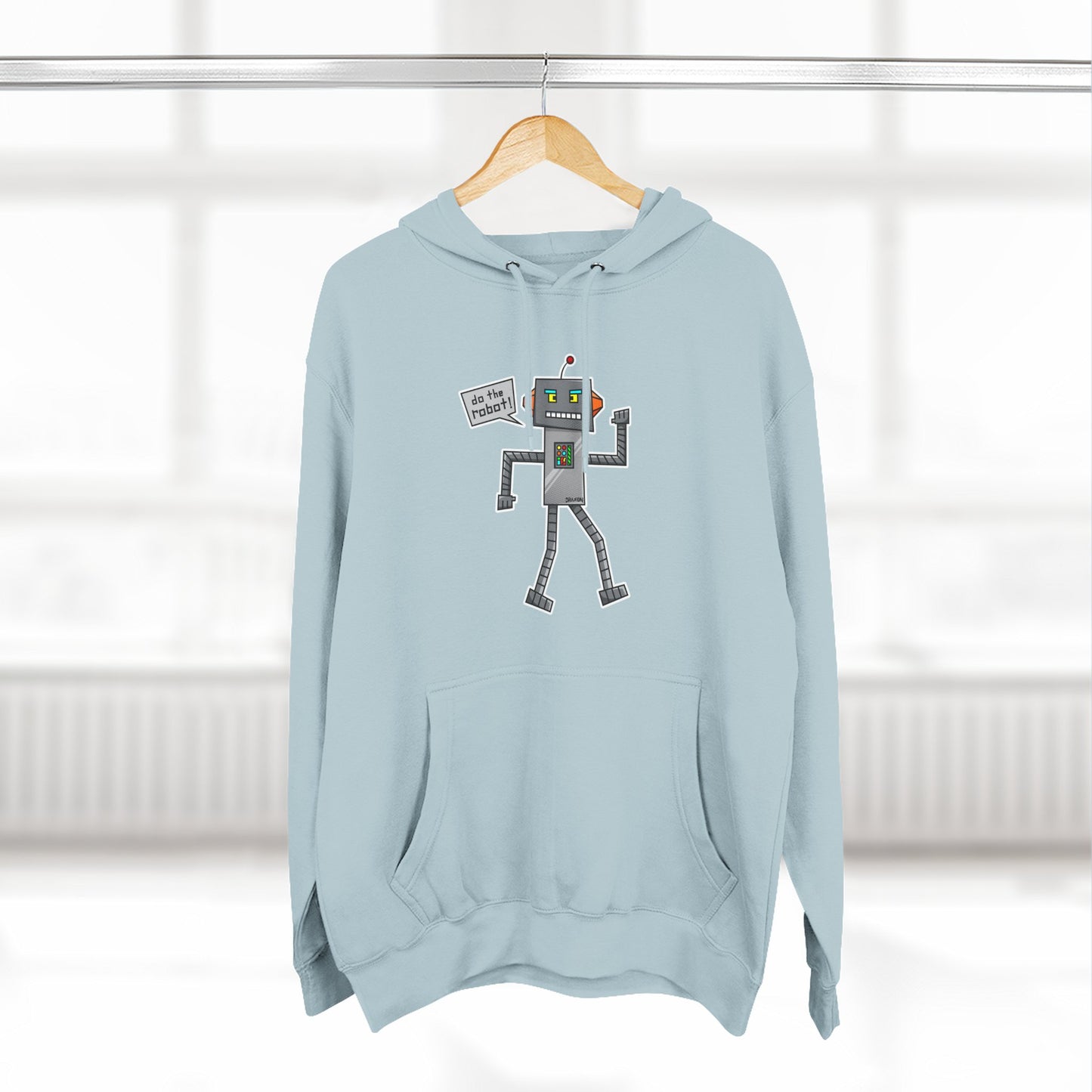 Three-Panel Fleece Hoodie (Do the Robot)
