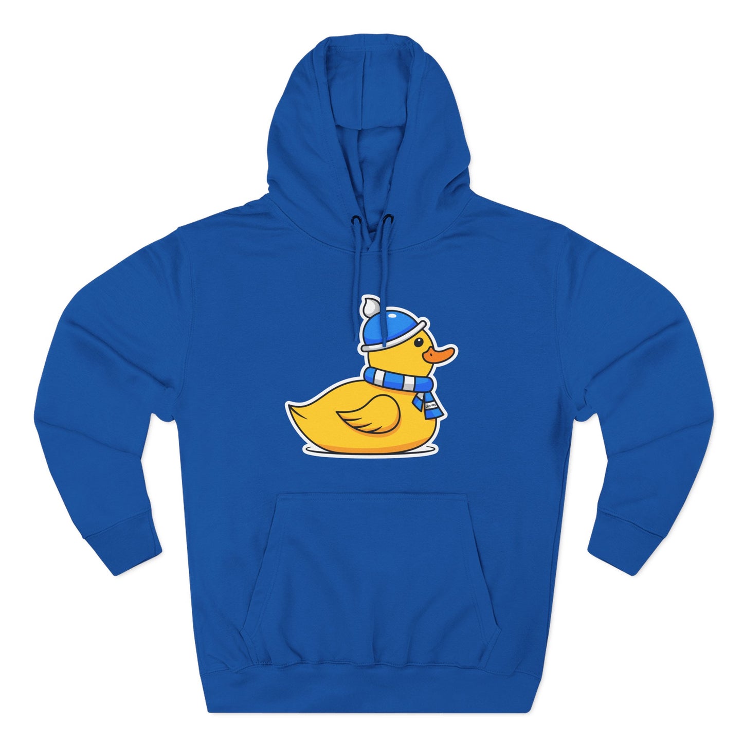 Three-Panel Fleece Hoodie (Chilly Duck)