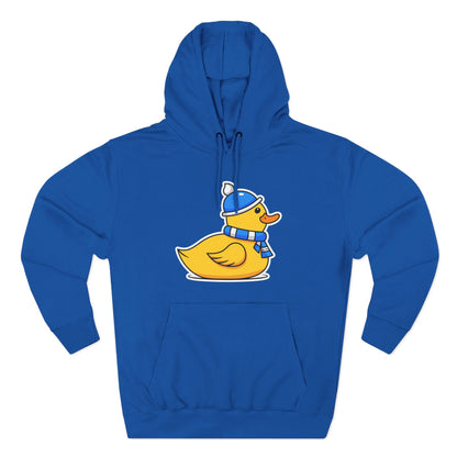 Three-Panel Fleece Hoodie (Chilly Duck)