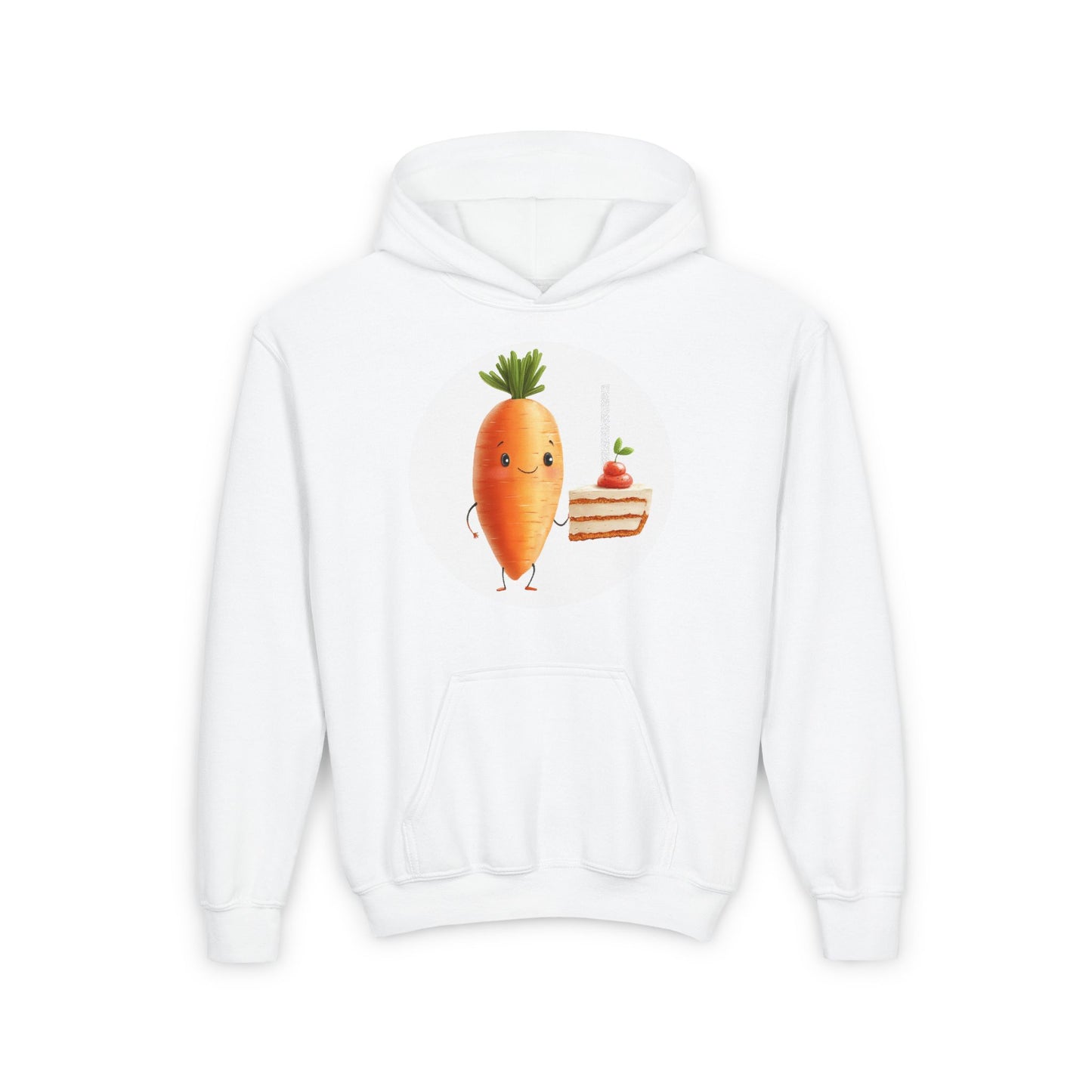 Youth Heavy Blend Hooded Sweatshirt (Carrot Cake)