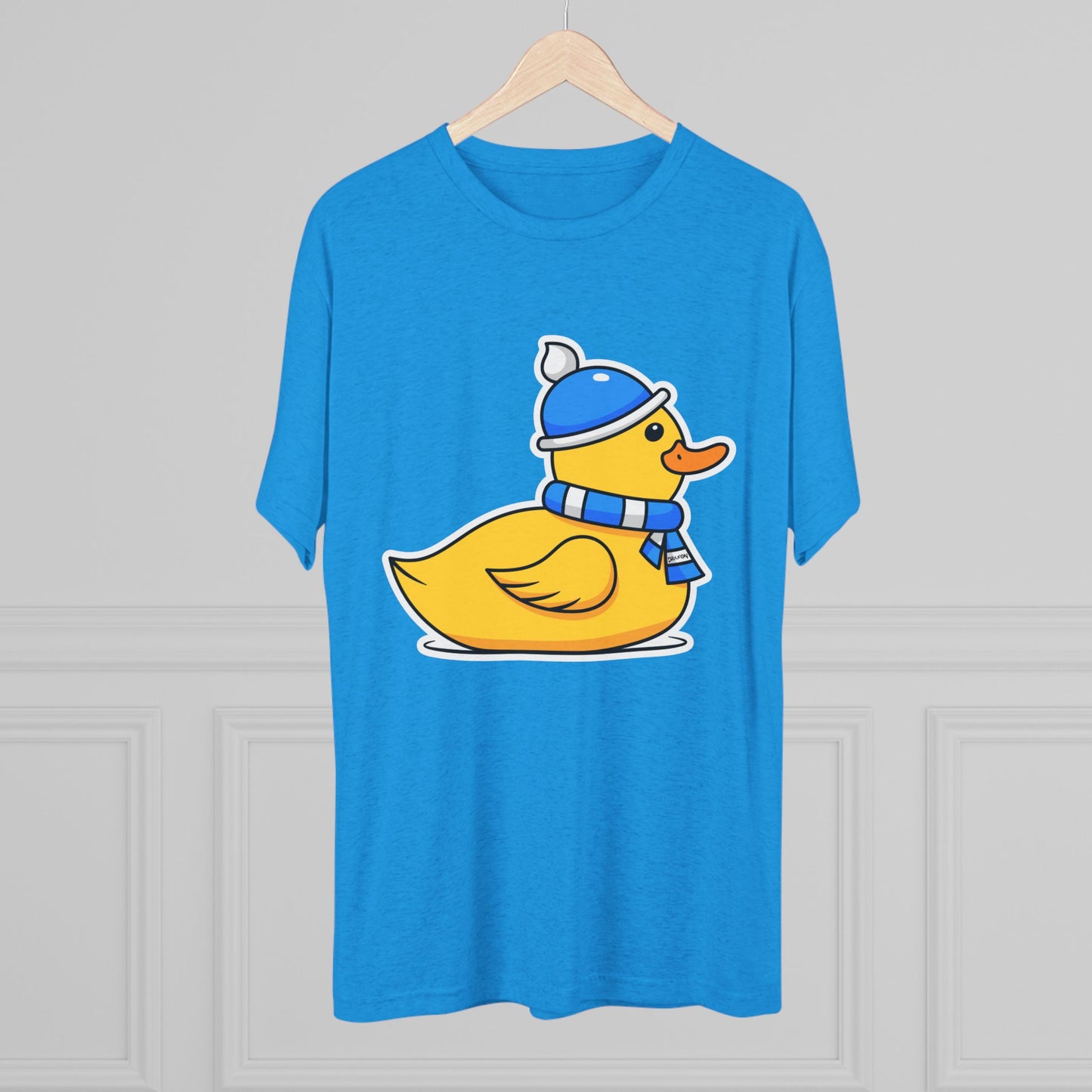 Unisex Tri-Blend Crew Tee (Chilly Duck)