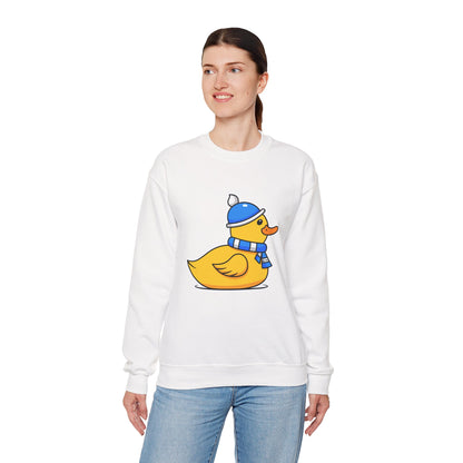 Unisex Heavy Blend™ Crewneck Sweatshirt (Chilly Duck)