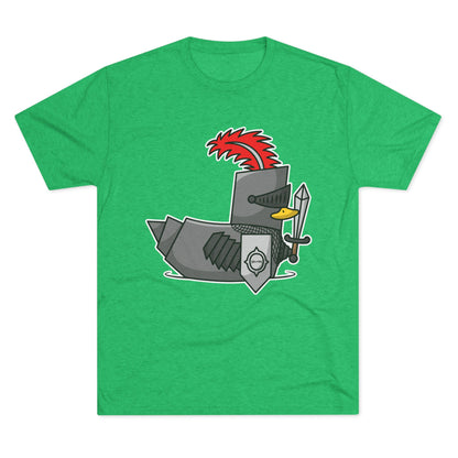 Unisex Tri-Blend Crew Tee (Knight Duck)