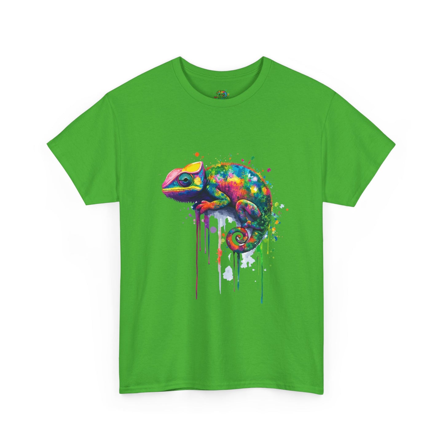 Unisex Heavy Cotton Tee (Realistic Chameleon)