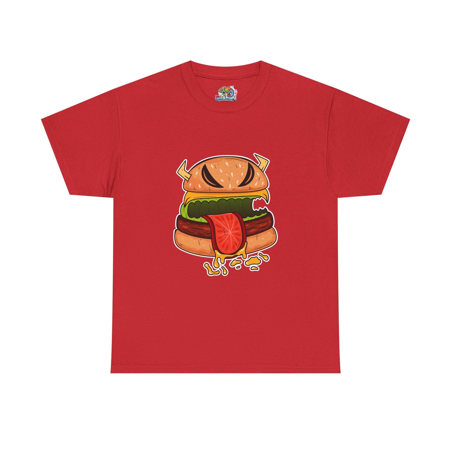 Unisex Heavy Cotton Tee (Cheeseburger Monster)