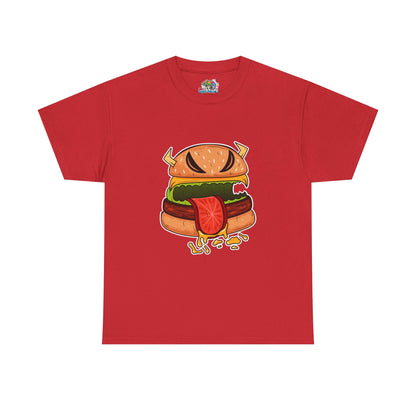 Unisex Heavy Cotton Tee (Cheeseburger Monster)