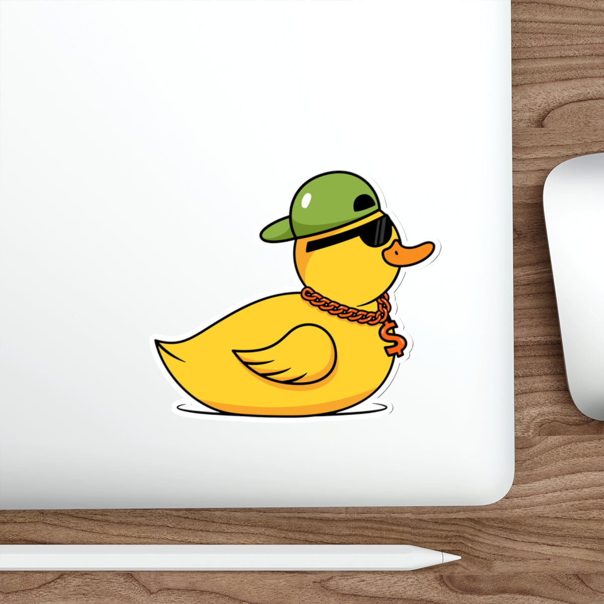 Die-Cut Stickers | Vibrant Art for Personalization (Cool Duck)