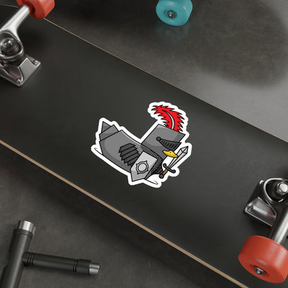 Die-Cut Stickers | Vibrant Art for Personalization (Knight Duck)