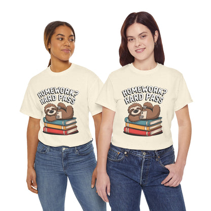 Unisex Heavy Cotton Tee (Homework? Hard Pass)