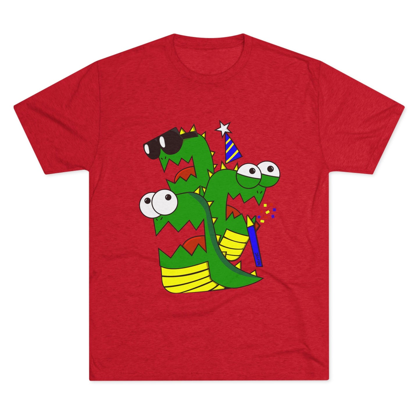 Unisex Tri-Blend Crew Tee (Larry the Snake thing)