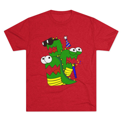 Unisex Tri-Blend Crew Tee (Larry the Snake thing)