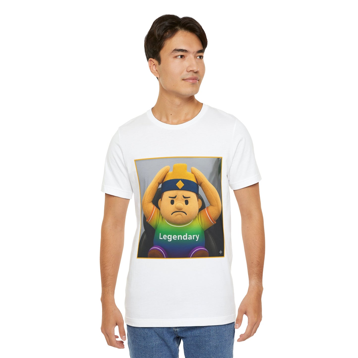 Legendary Tee - Casual Unisex Jersey Short Sleeve Shirt with Playful Design (CLASH)