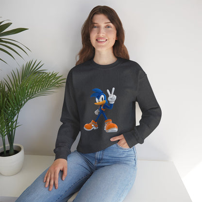 Unisex Heavy Blend™ Crewneck Sweatshirt (Duck Peace)